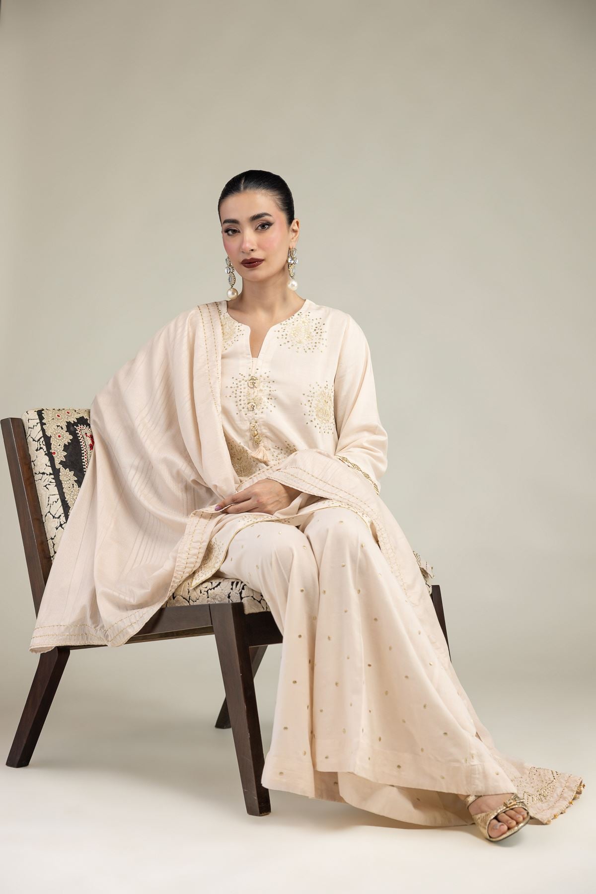 Short Silk Kurta