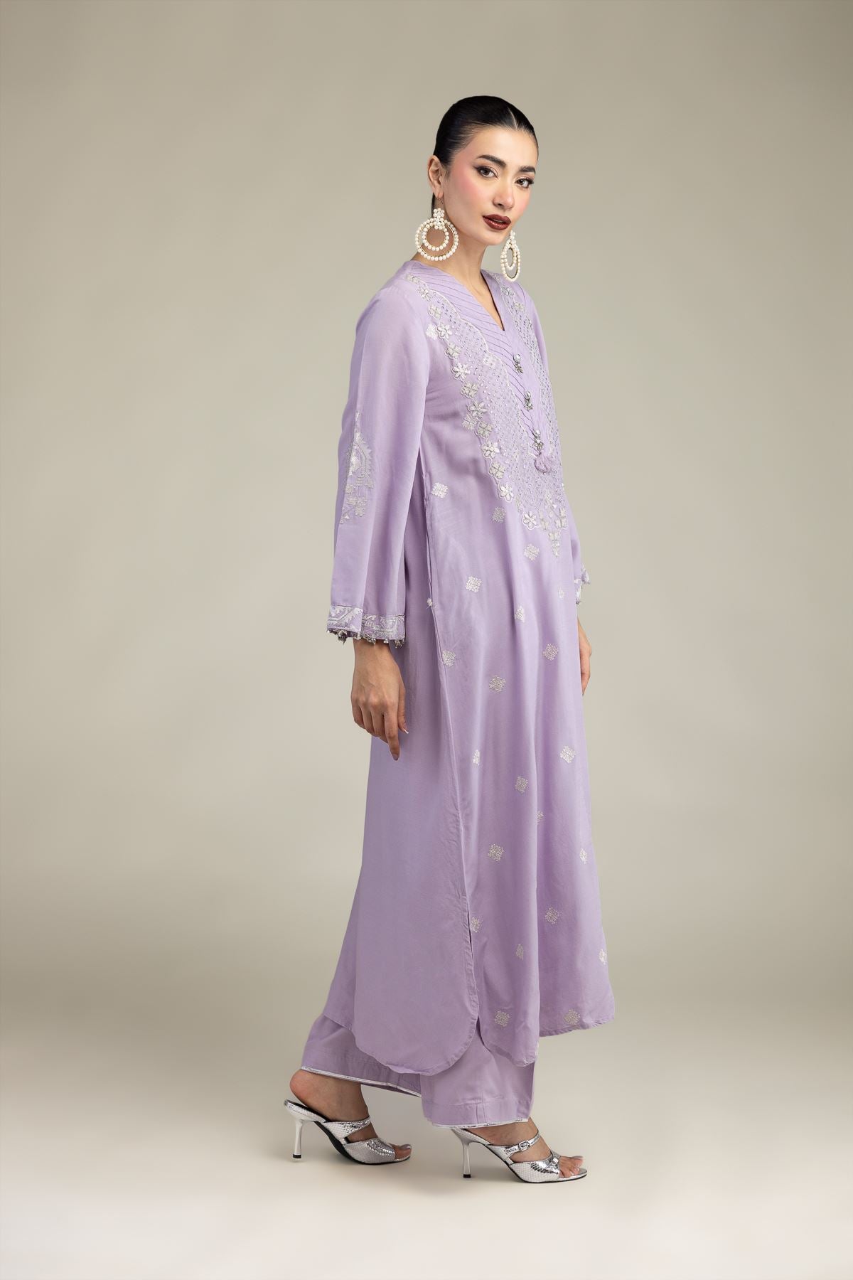 Solid Lavender Pants