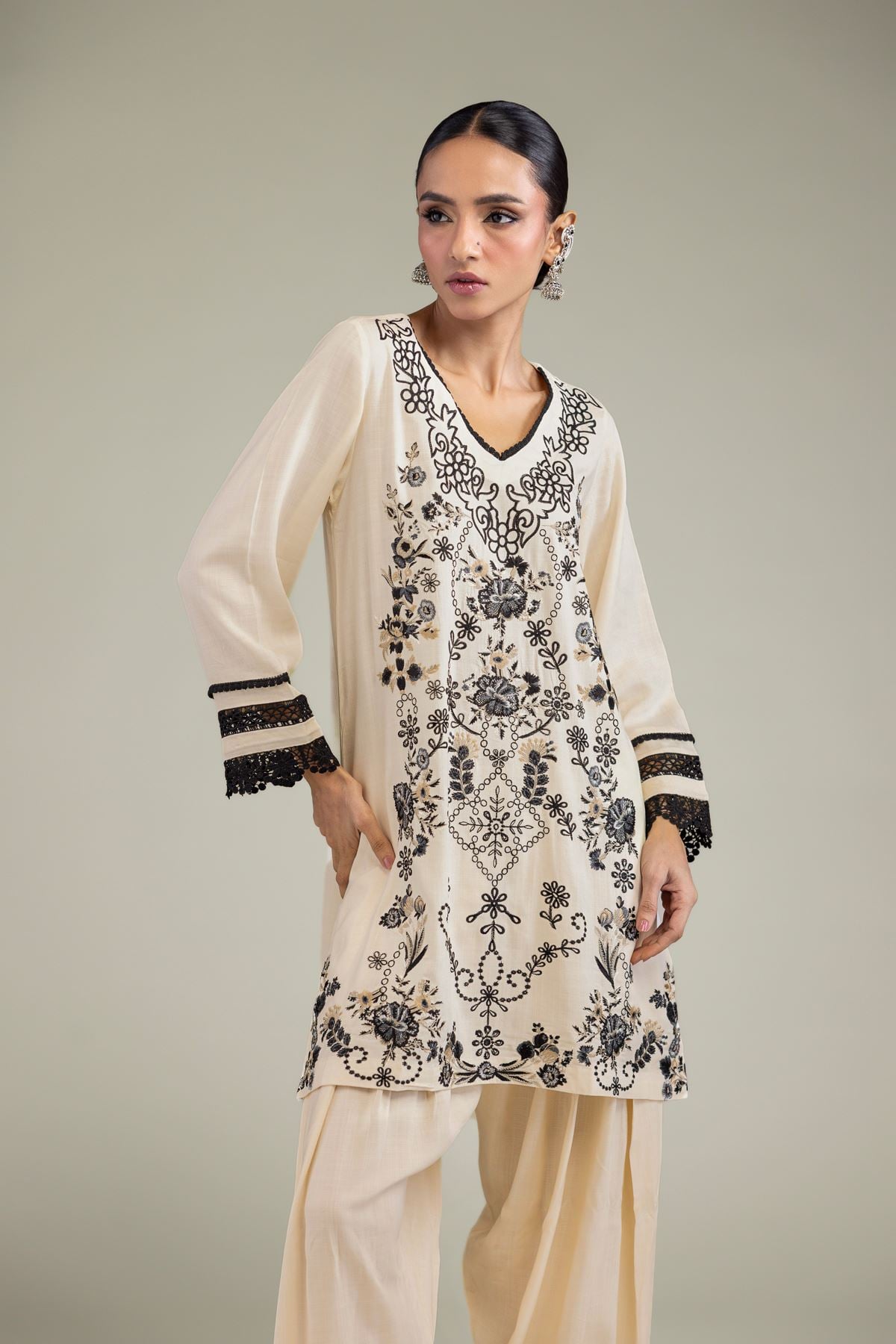Raw Silk Kurta