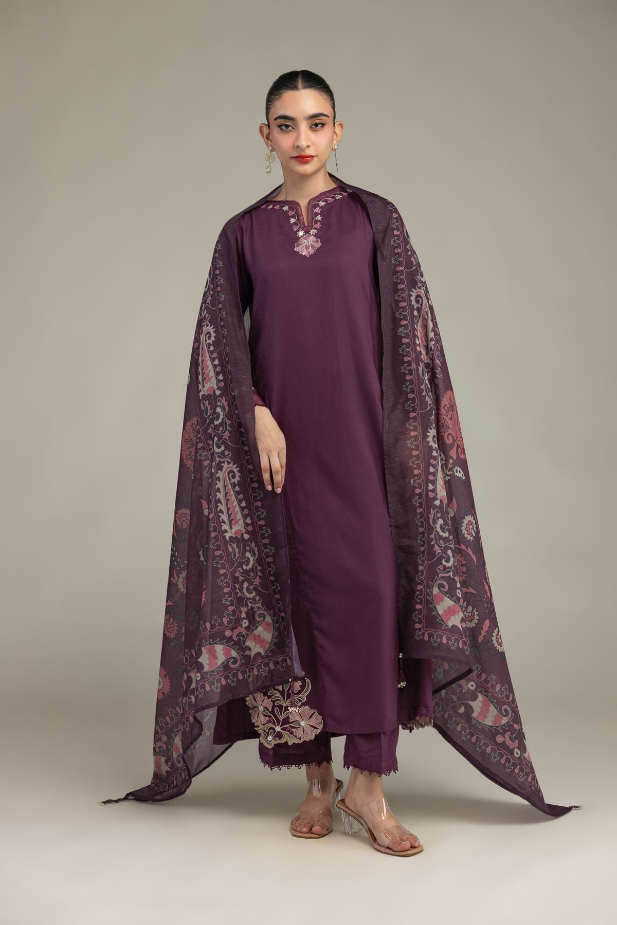 Raw Silk Pants