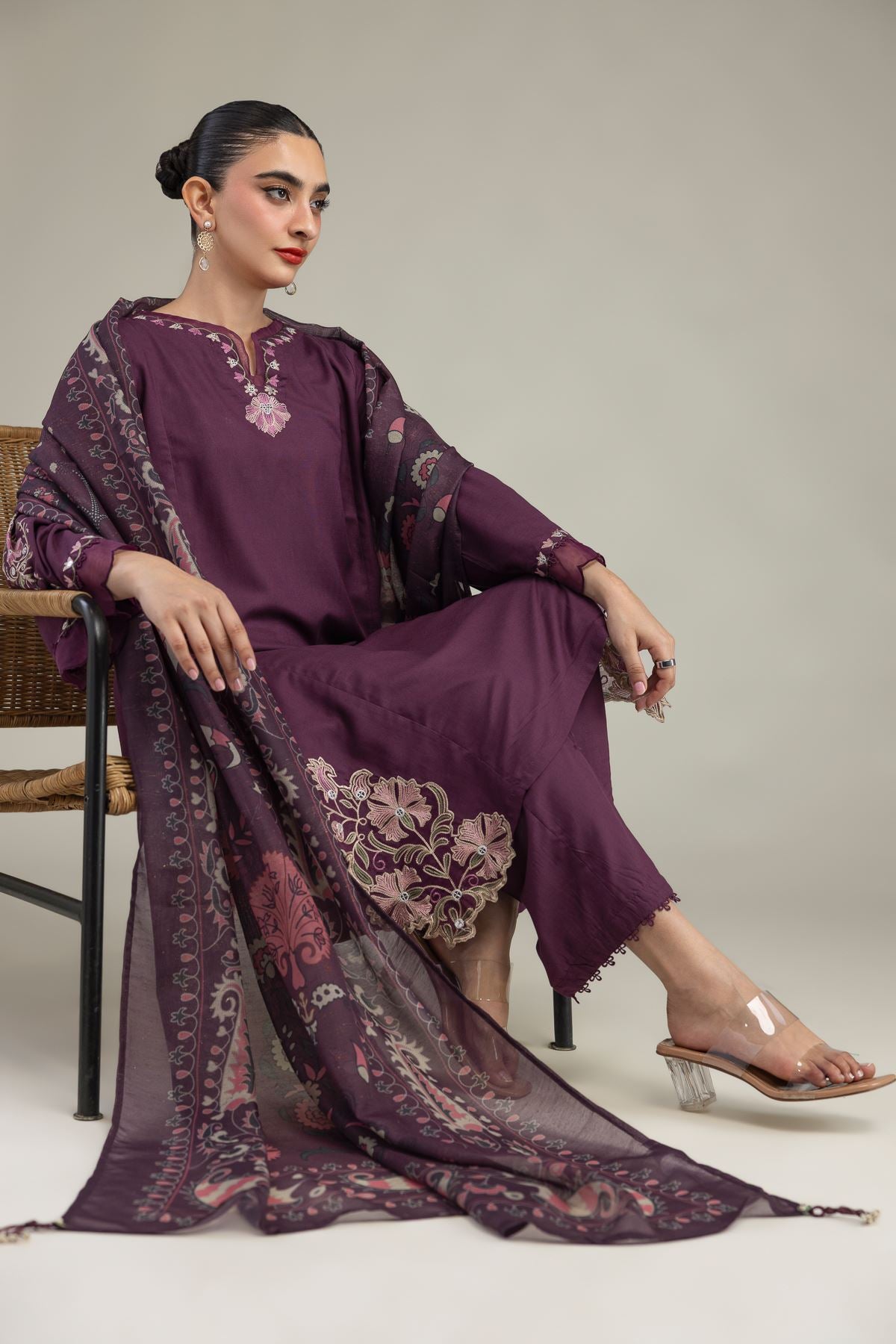 Raw Silk Pants