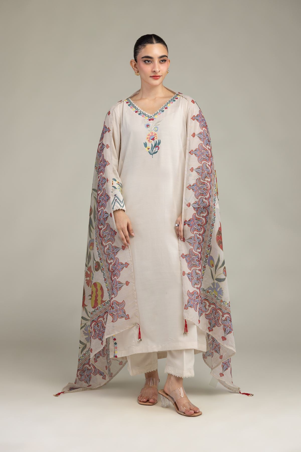 Raw Silk Pants