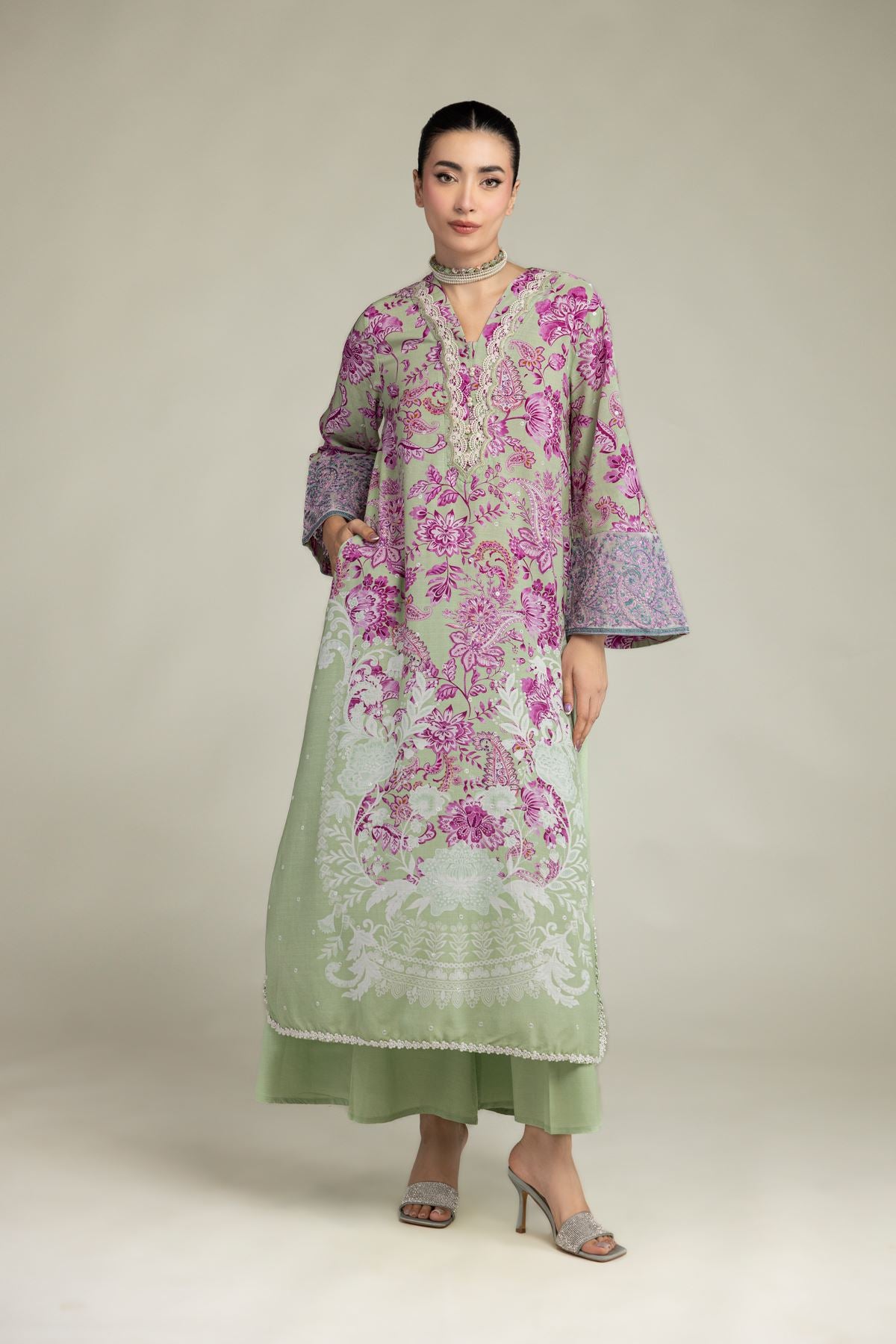 Silk Mint Pants