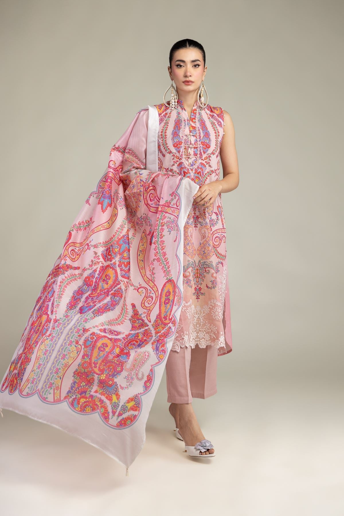 Pink Silk Pants