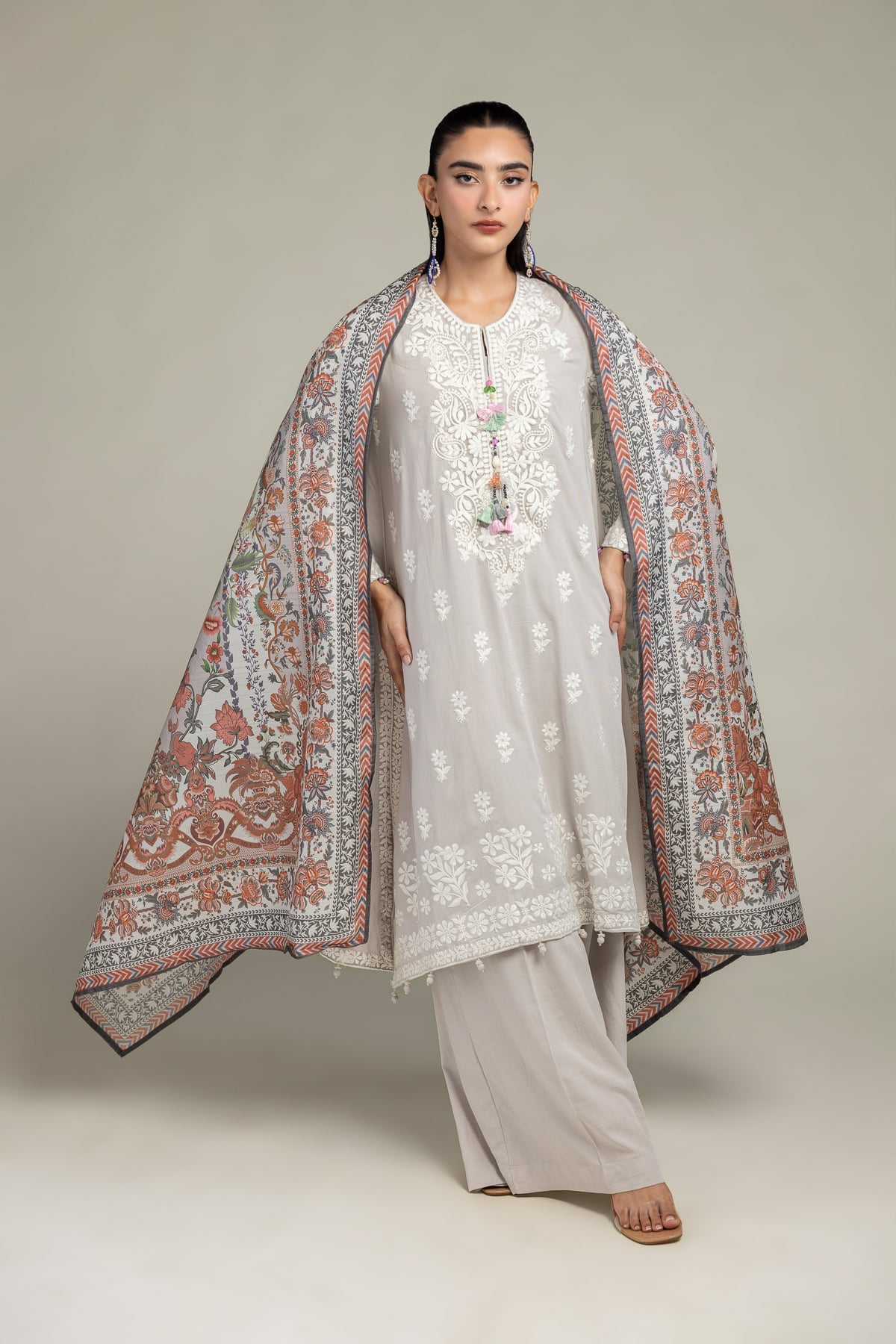Floral Longline Kurta