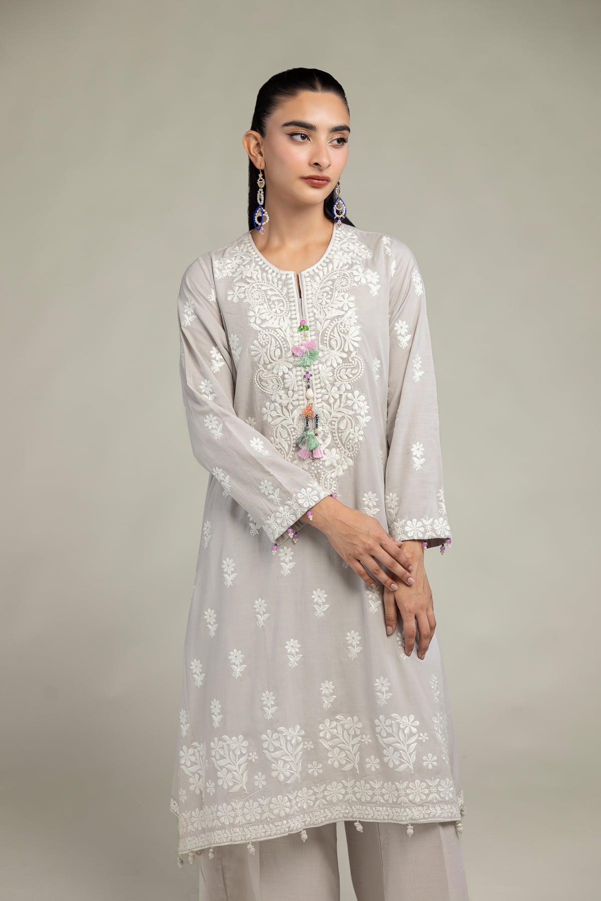 Floral Longline Kurta