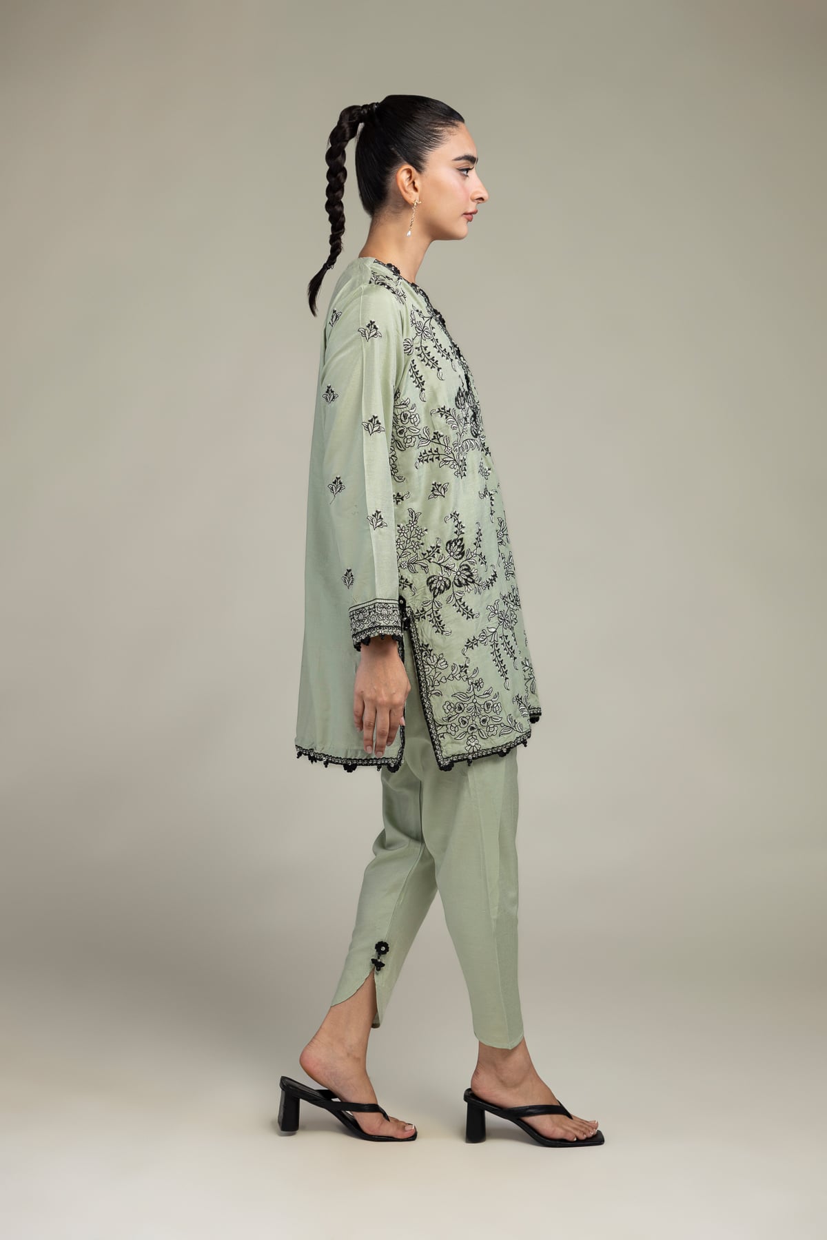 Raw Silk Shalwar