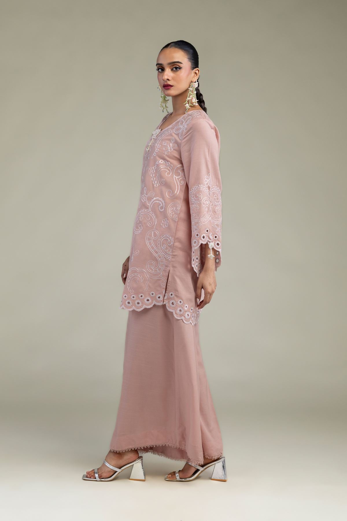 Raw Silk Pants