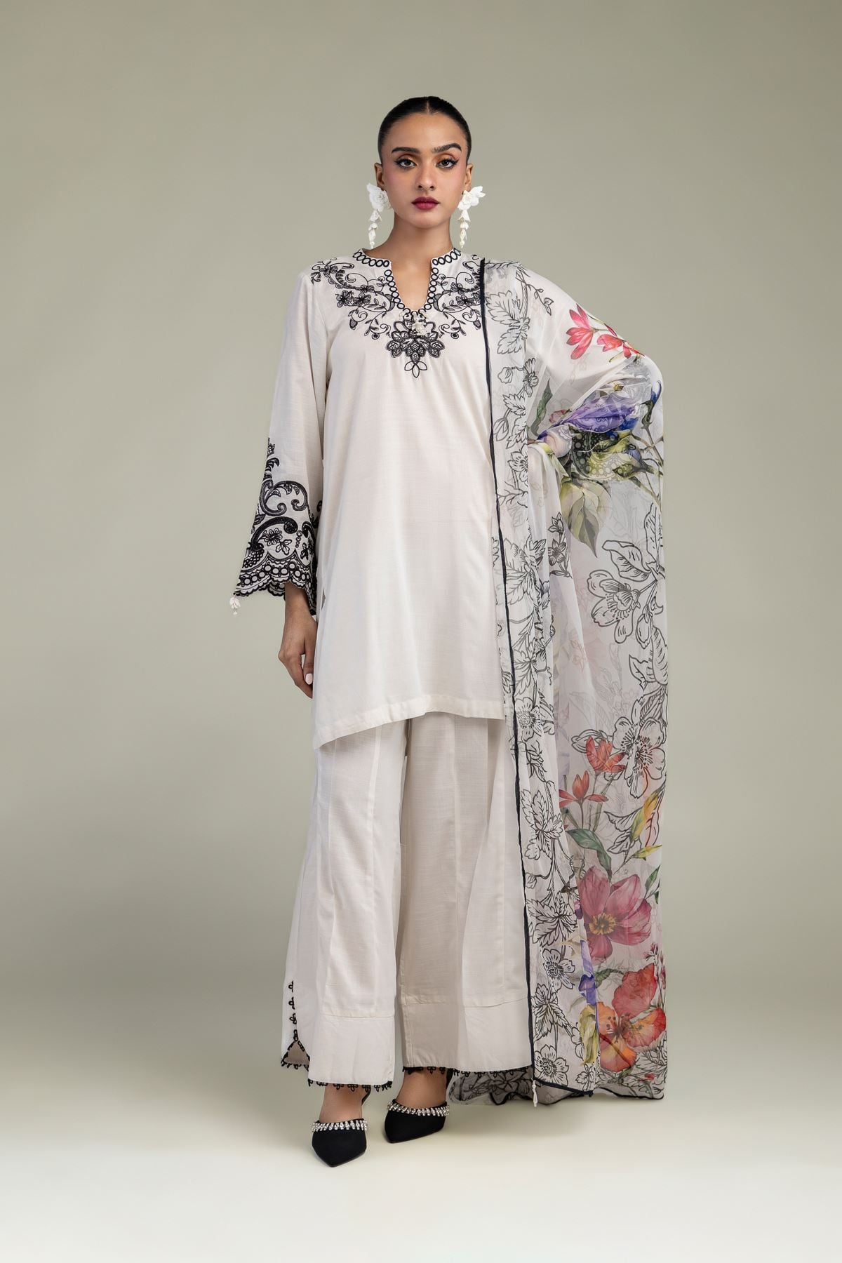 Raw Silk Pants