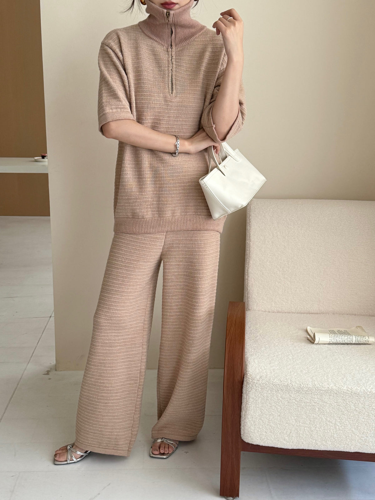 Lolo Knit Detail Suit