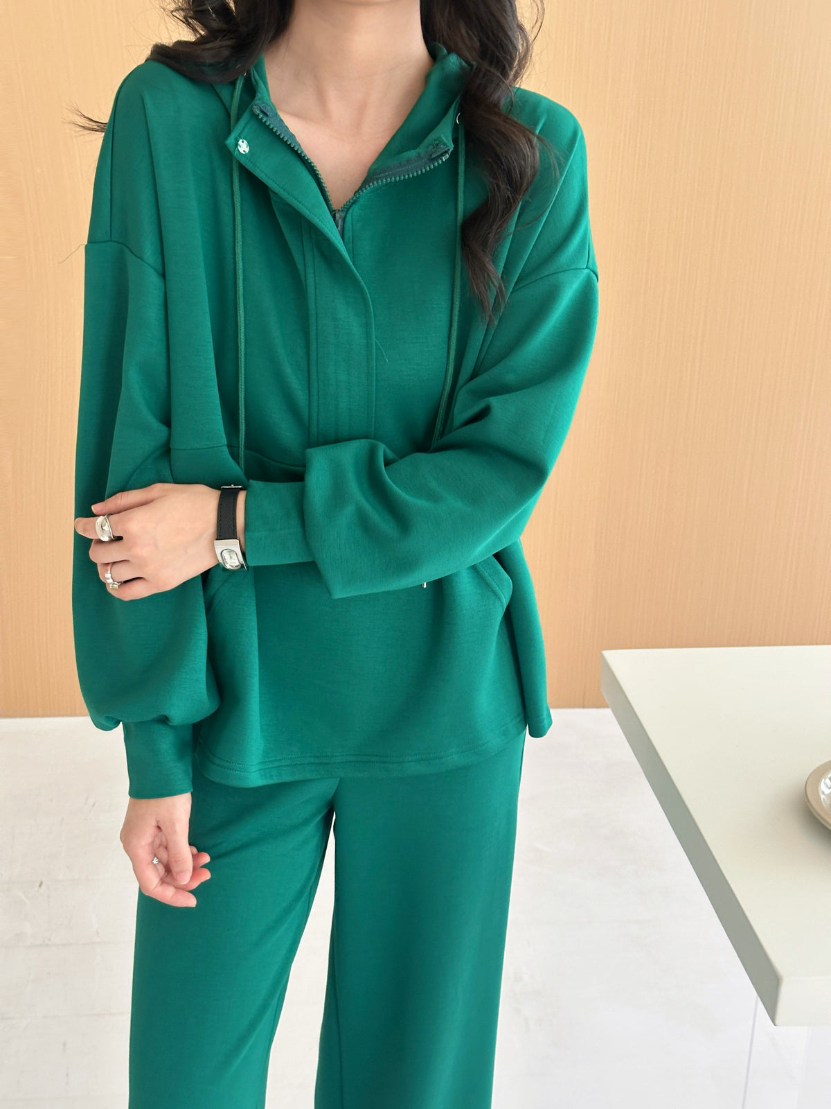 Lyla Modal Blend Suit Green