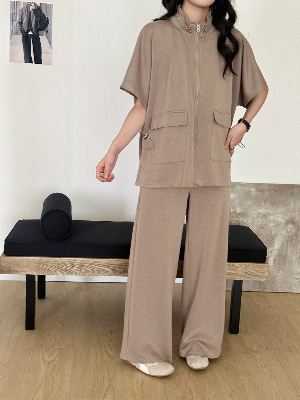 Kiki Modal Blend Suit Beige