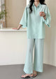 Candy Linen Suit Cloud Blue