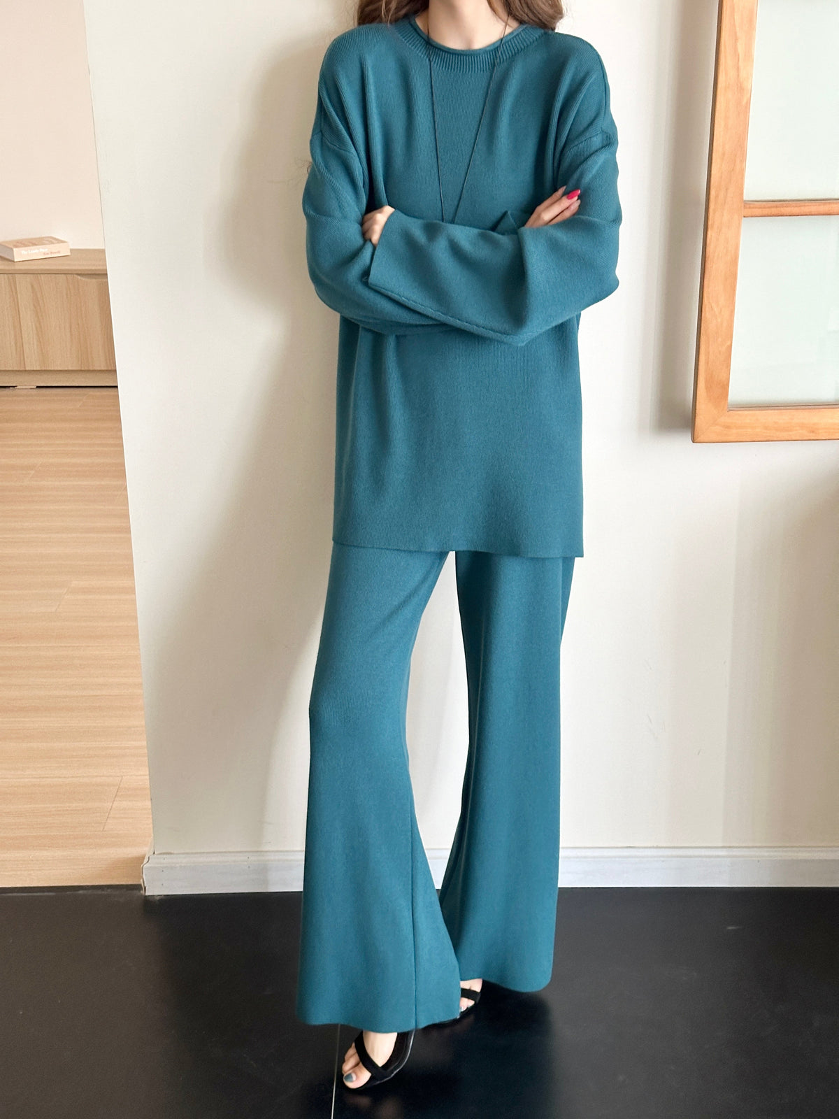 Milli Turquoise Butter Knit Suit