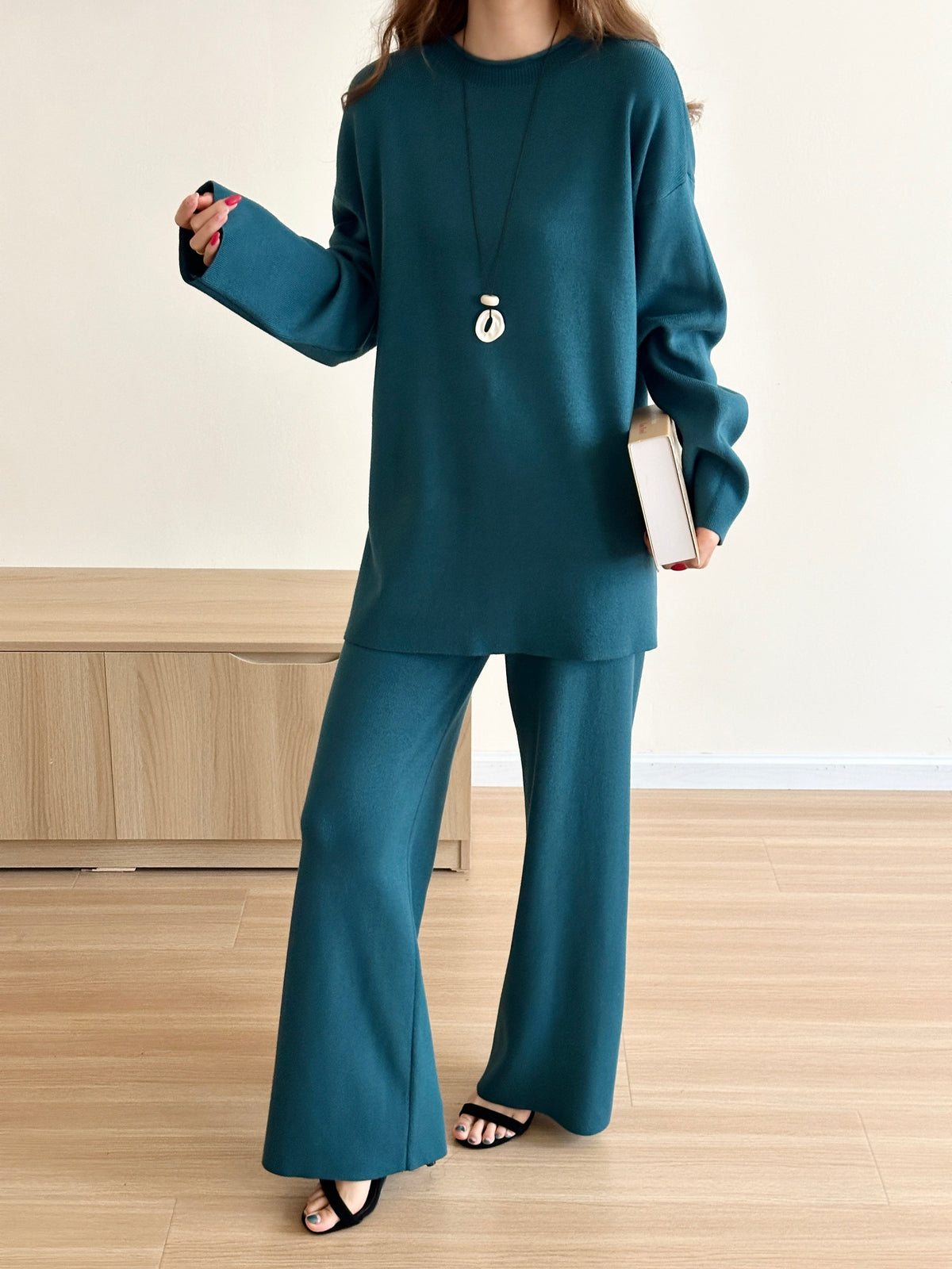 Milli Turquoise Butter Knit Suit