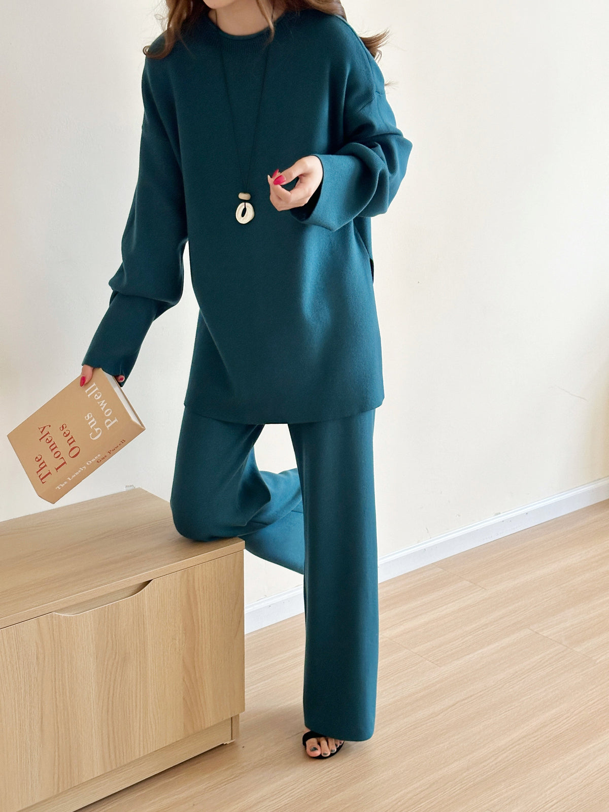 Milli Turquoise Butter Knit Suit