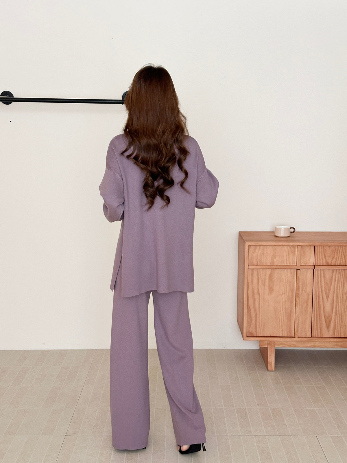 Milli Mauve Butter Knit Suit