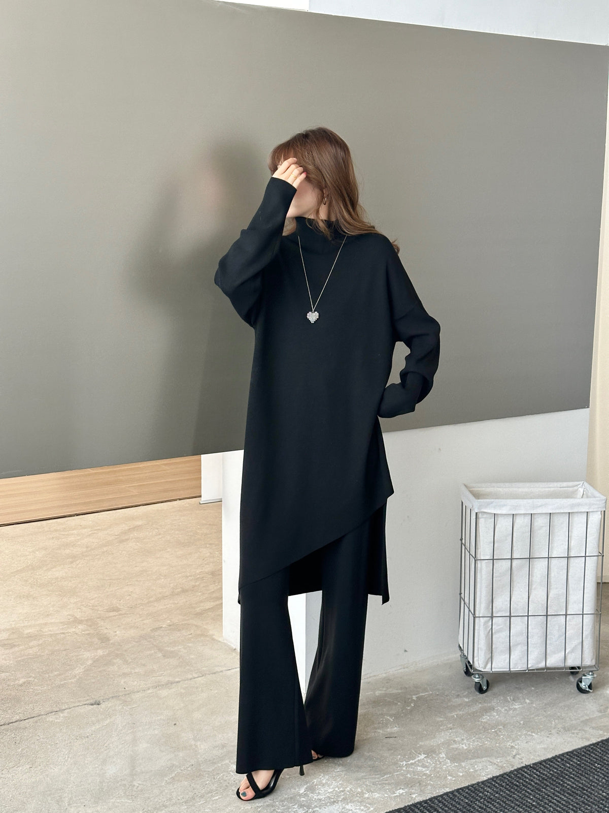 Munich Asymmetrical Knit Suit