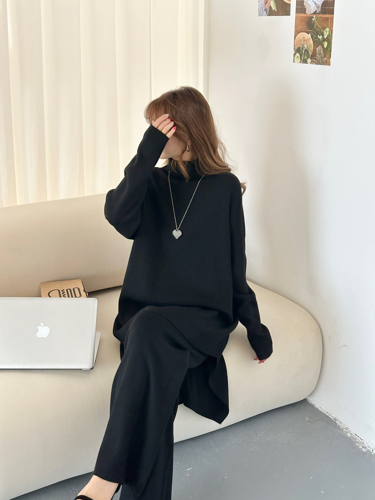 Munich Asymmetrical Knit Suit