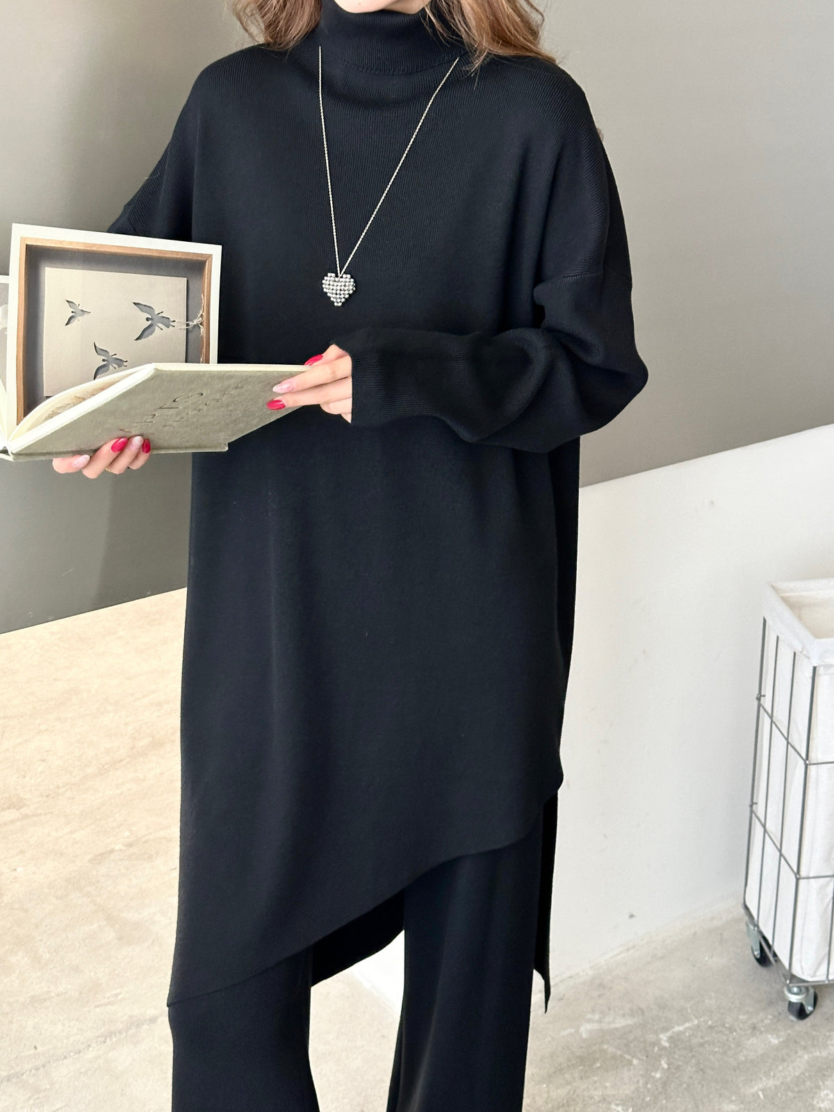 Munich Asymmetrical Knit Suit