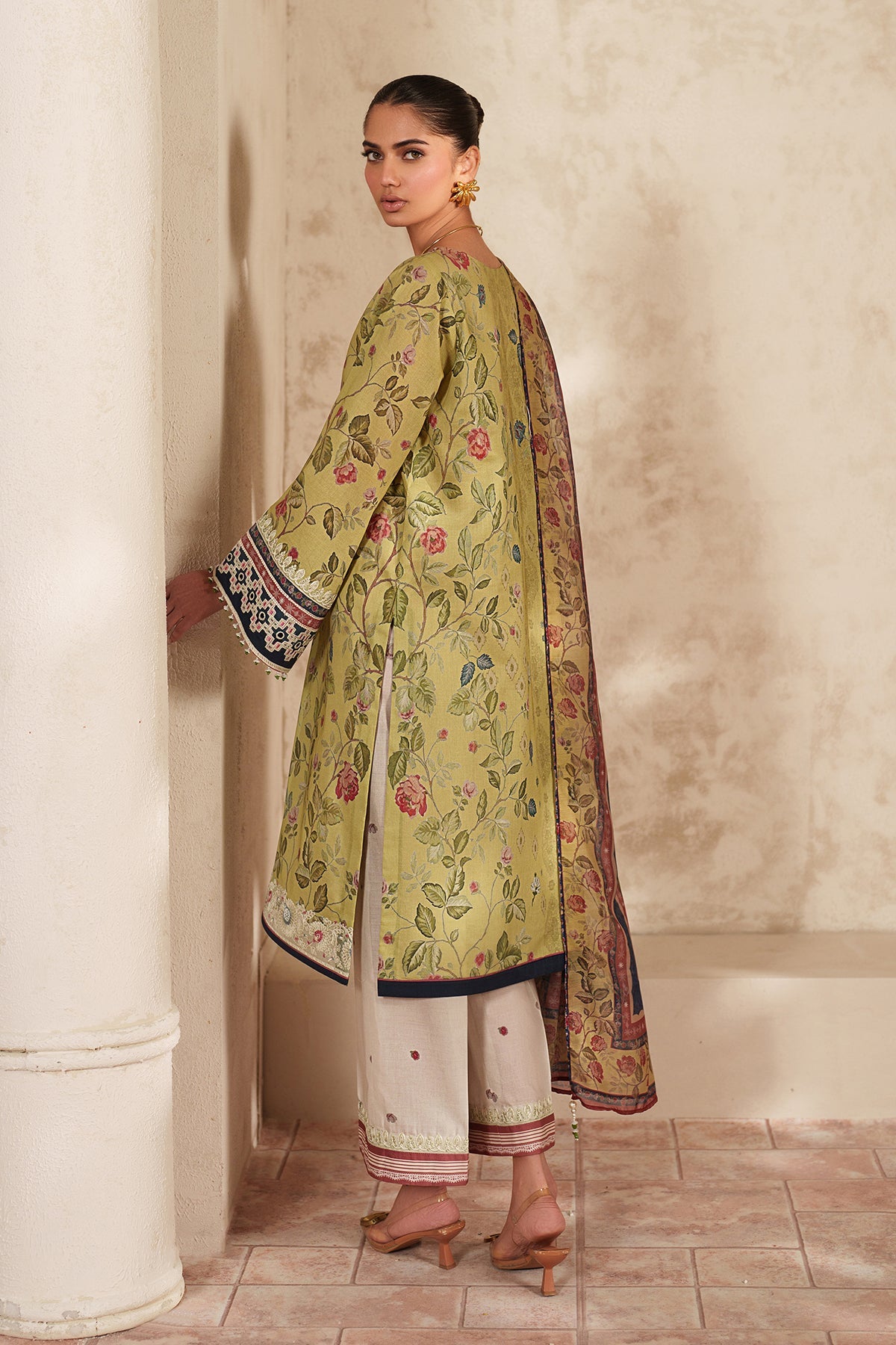 EMBROIDERED LAWN SF-4414