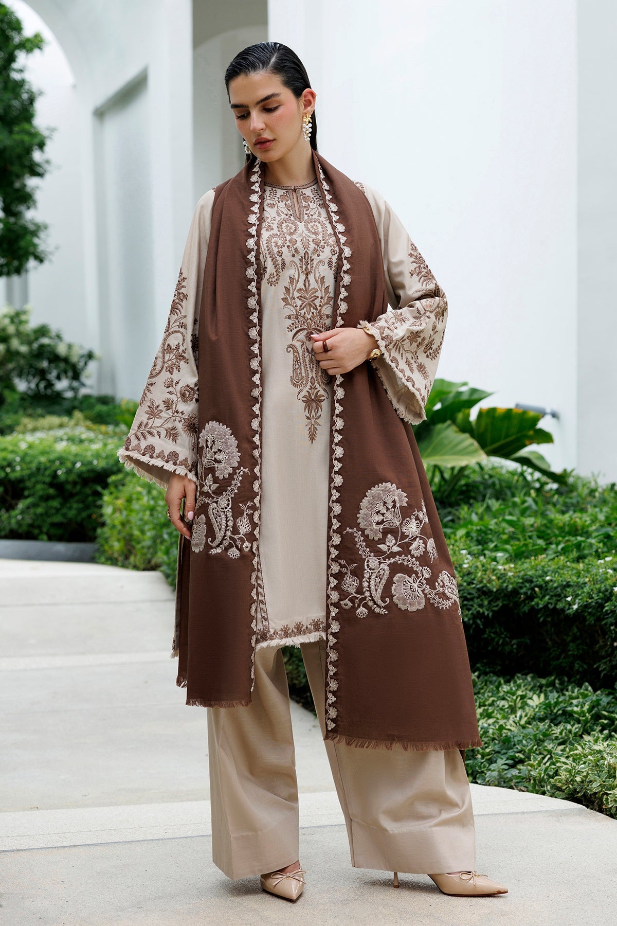 EMBROIDERED KHADDAR SF-4595