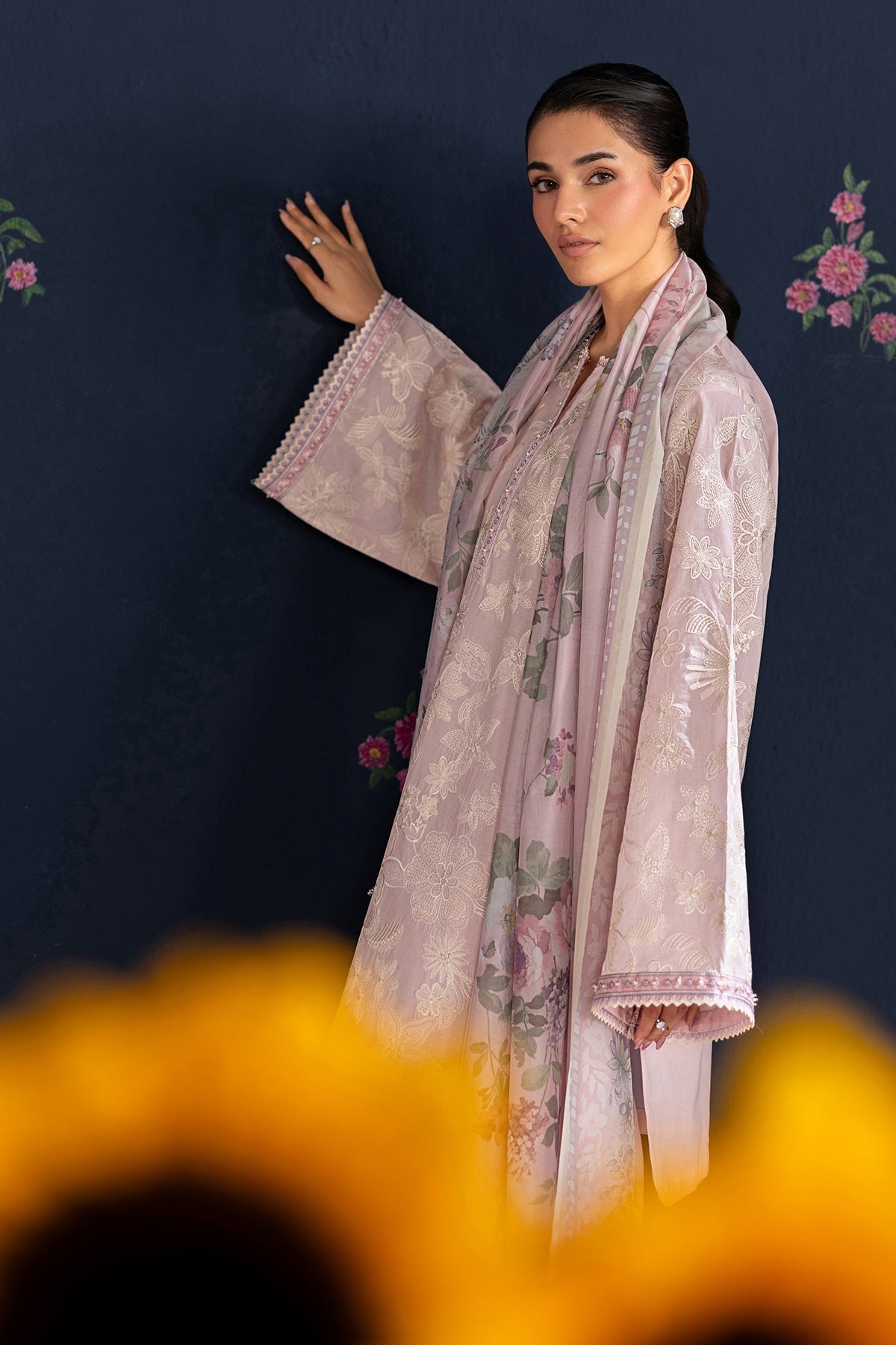 EMBROIDERED LAWN SF-4468