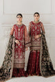 EMBROIDERED NET CH10-07 UNSTITCHED
