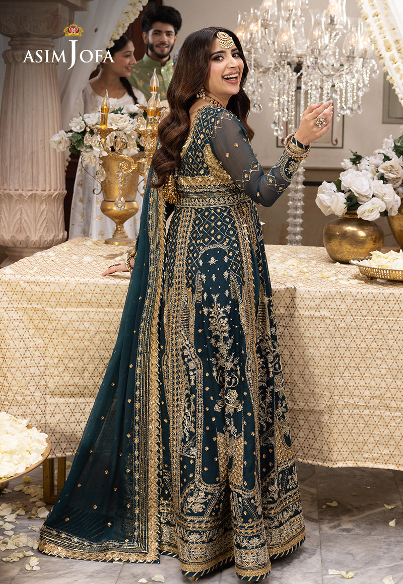 AJSH-18 EMBROIDERED CHIFFON 3 PCS