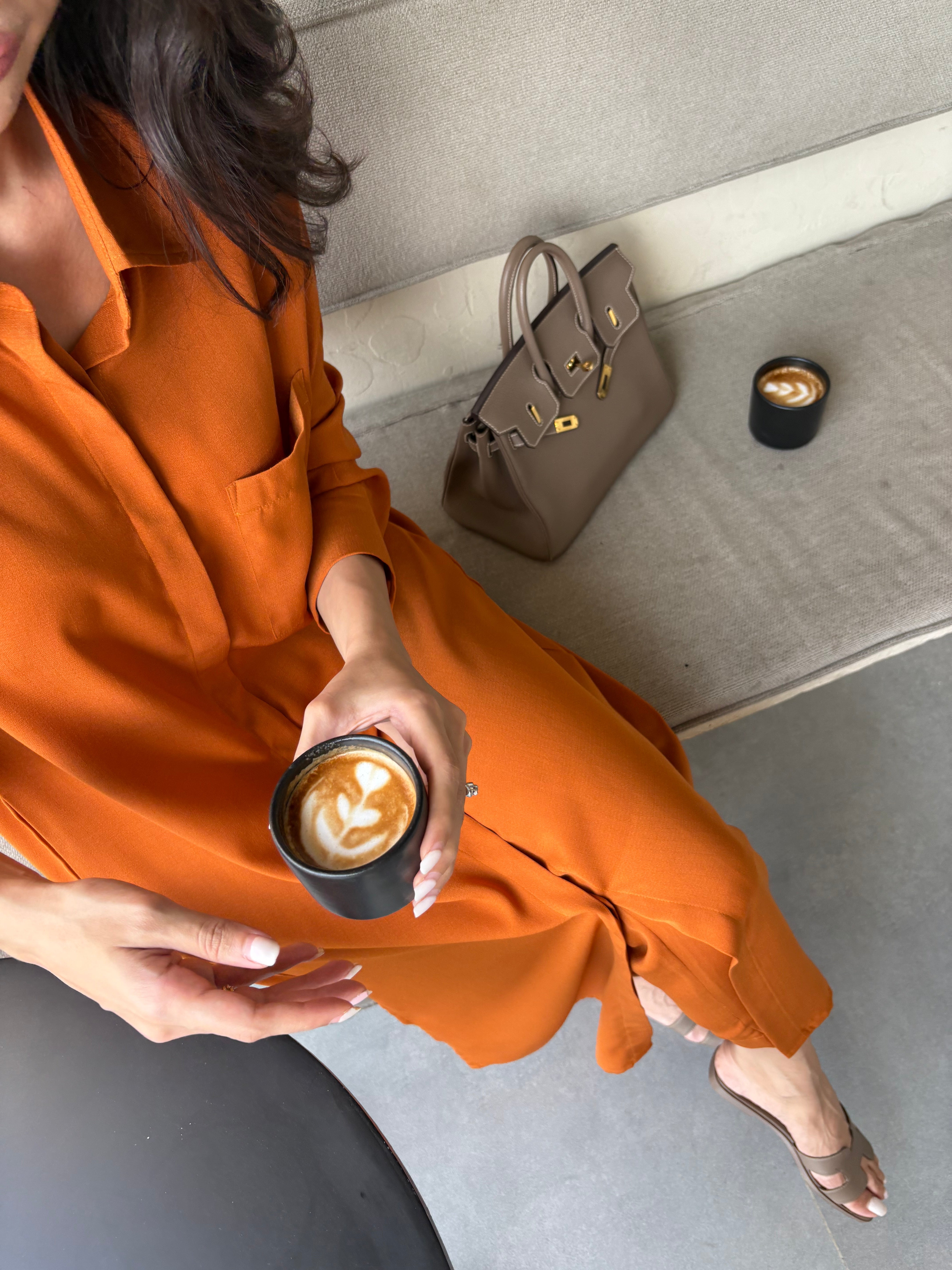 Burnt Orange Travel Set