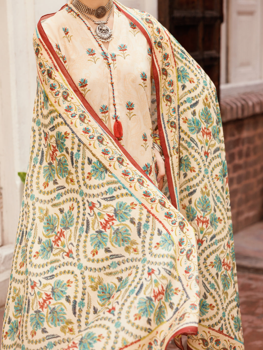 Beige Lawn 3Pc Stitched - ALP-3PS-2135