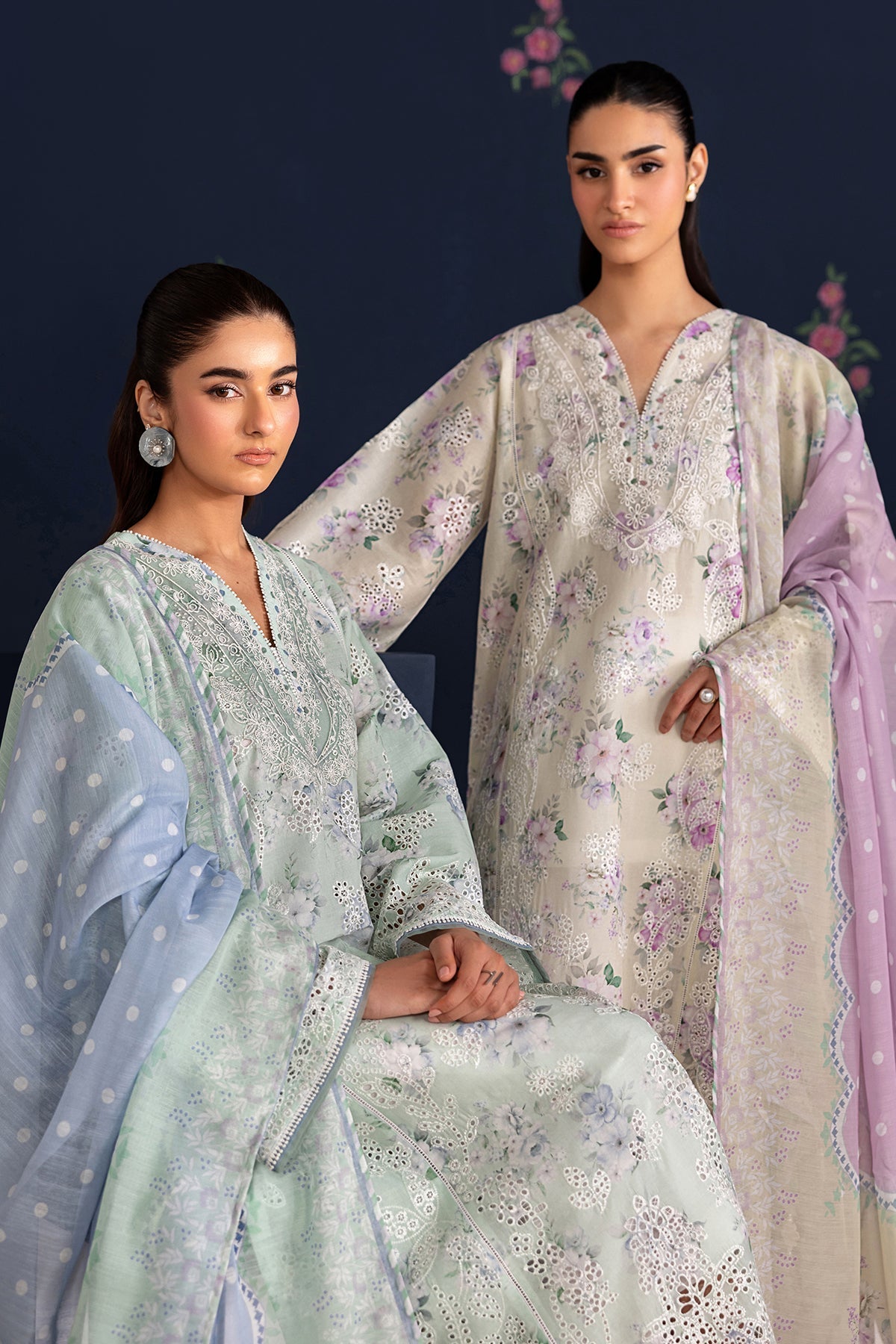 EMBROIDERED LAWN SF-4469