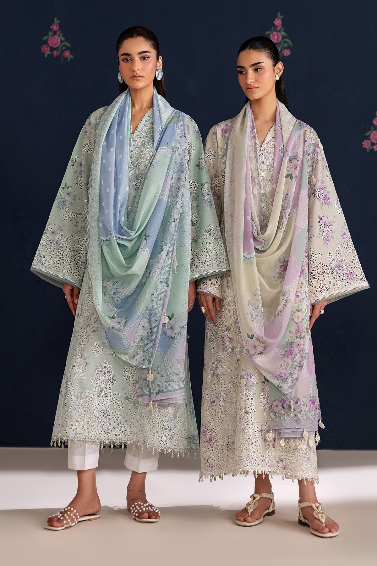 EMBROIDERED LAWN SF-4469