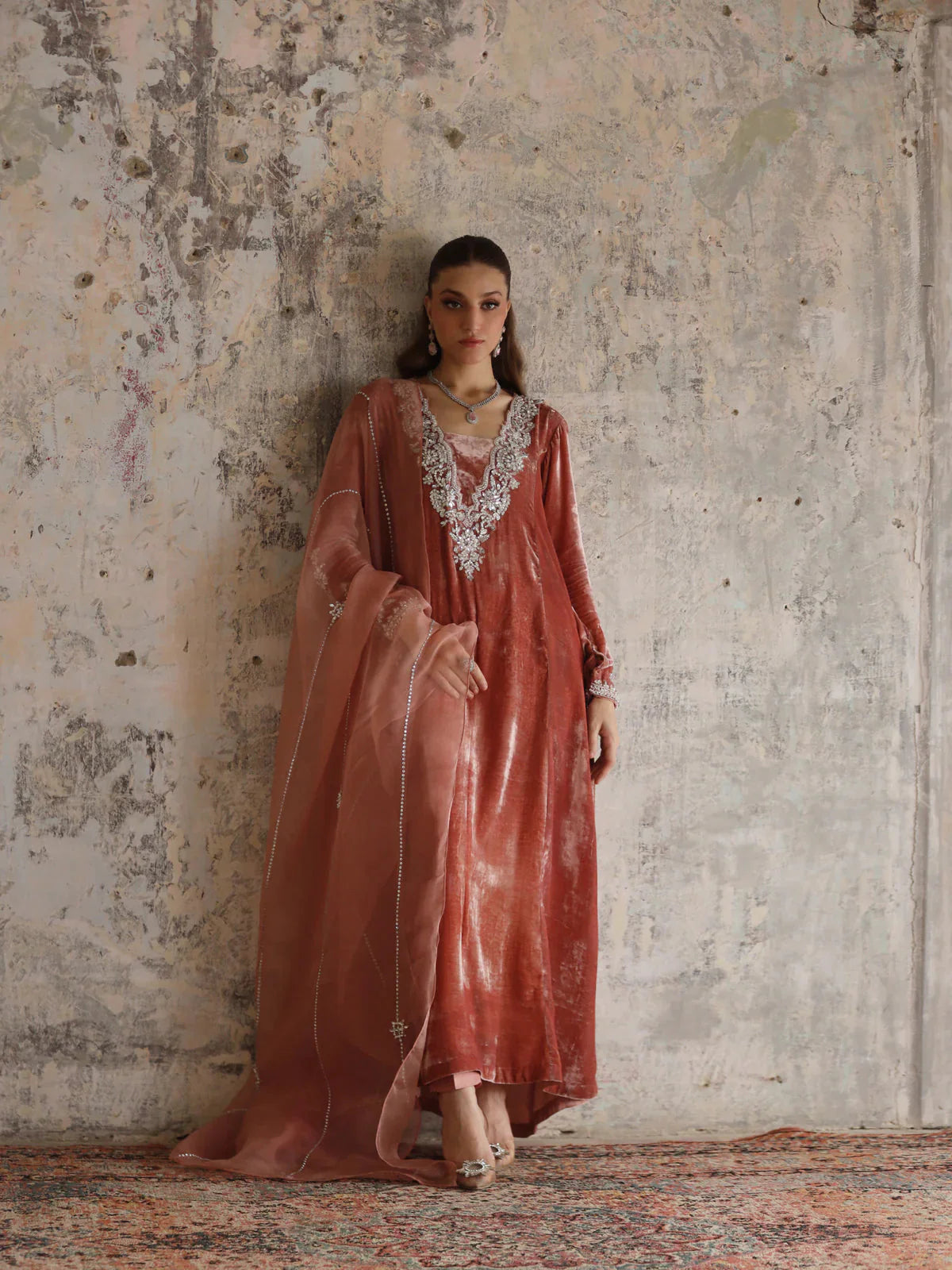 Irsa Pink Signature Velvet