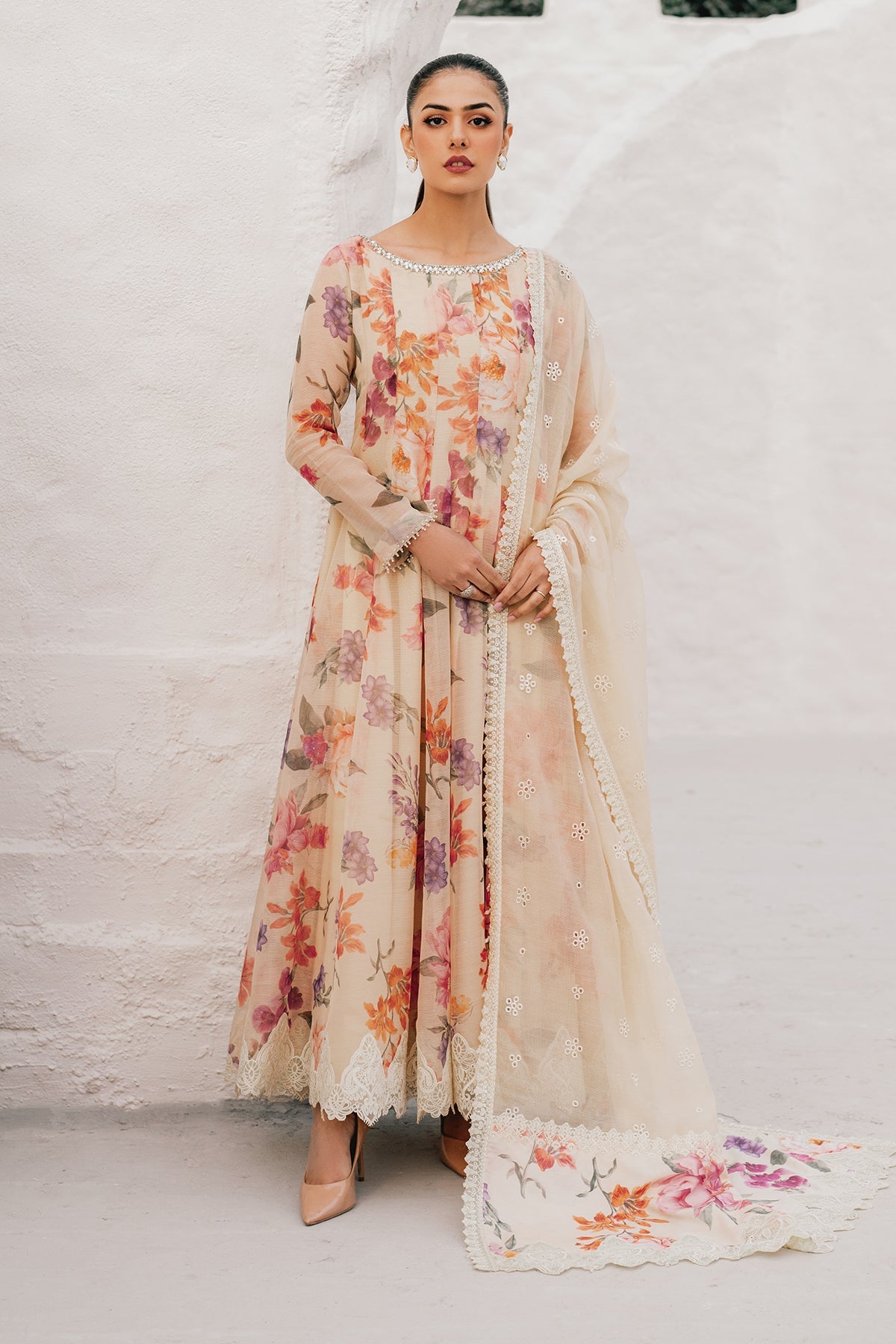 EMBROIDERED COTTON PATTI PR-1091