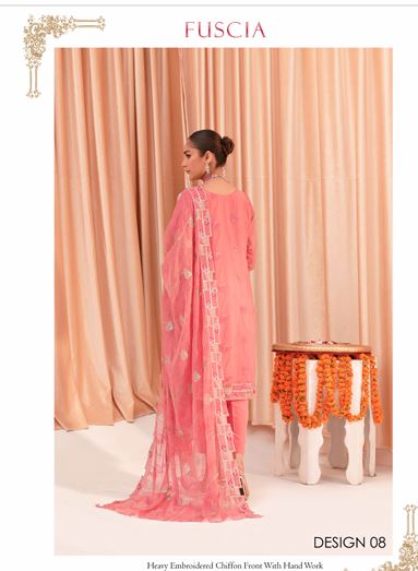 Design 8 - FUSCIA (Unstitched)