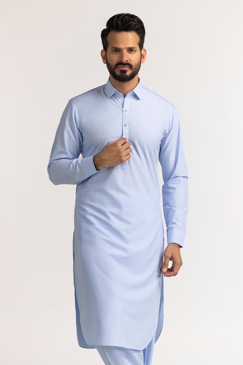 Gul Makhmal Unstitched Fabric Blended-Lf