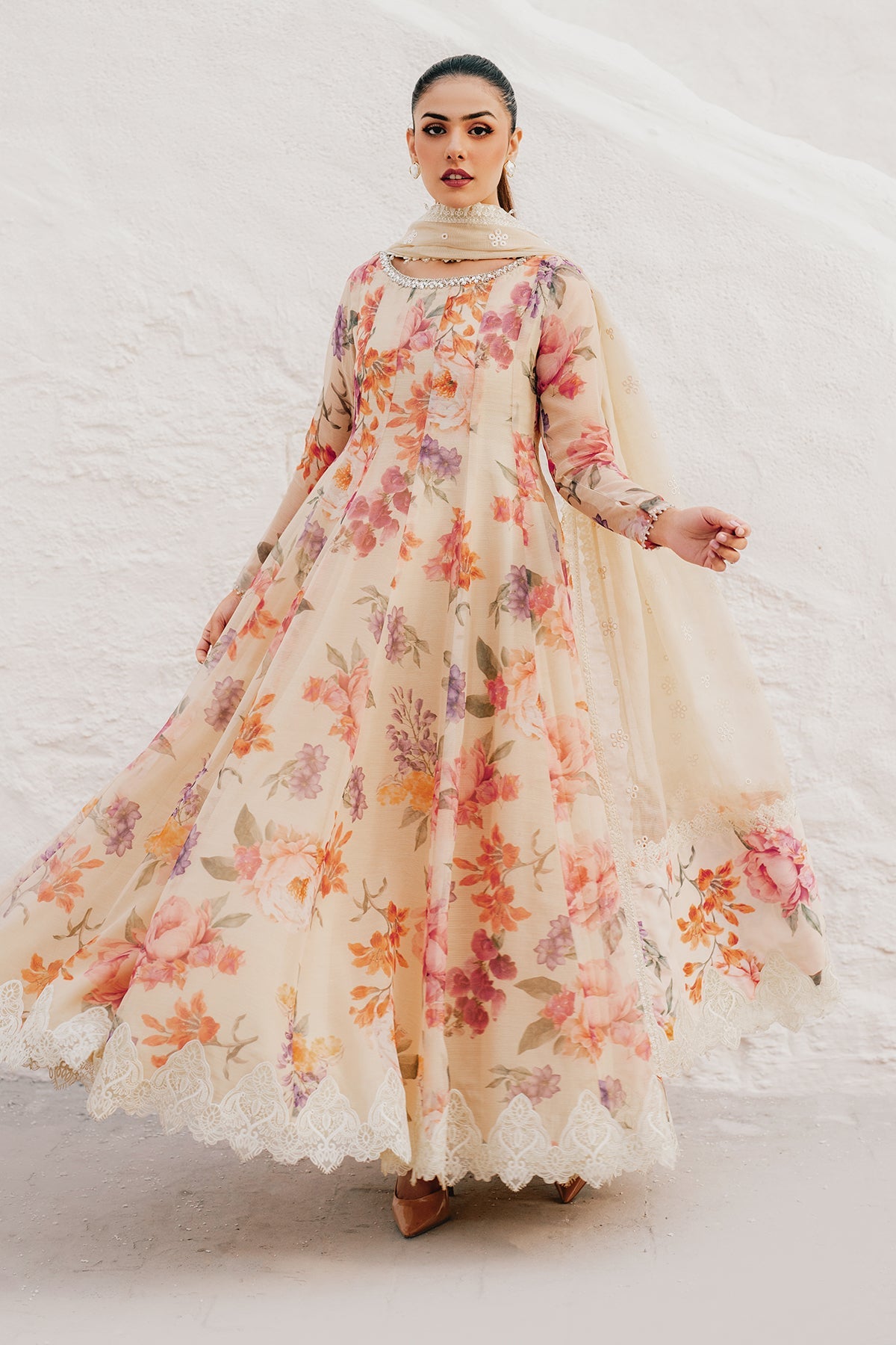 EMBROIDERED COTTON PATTI PR-1091