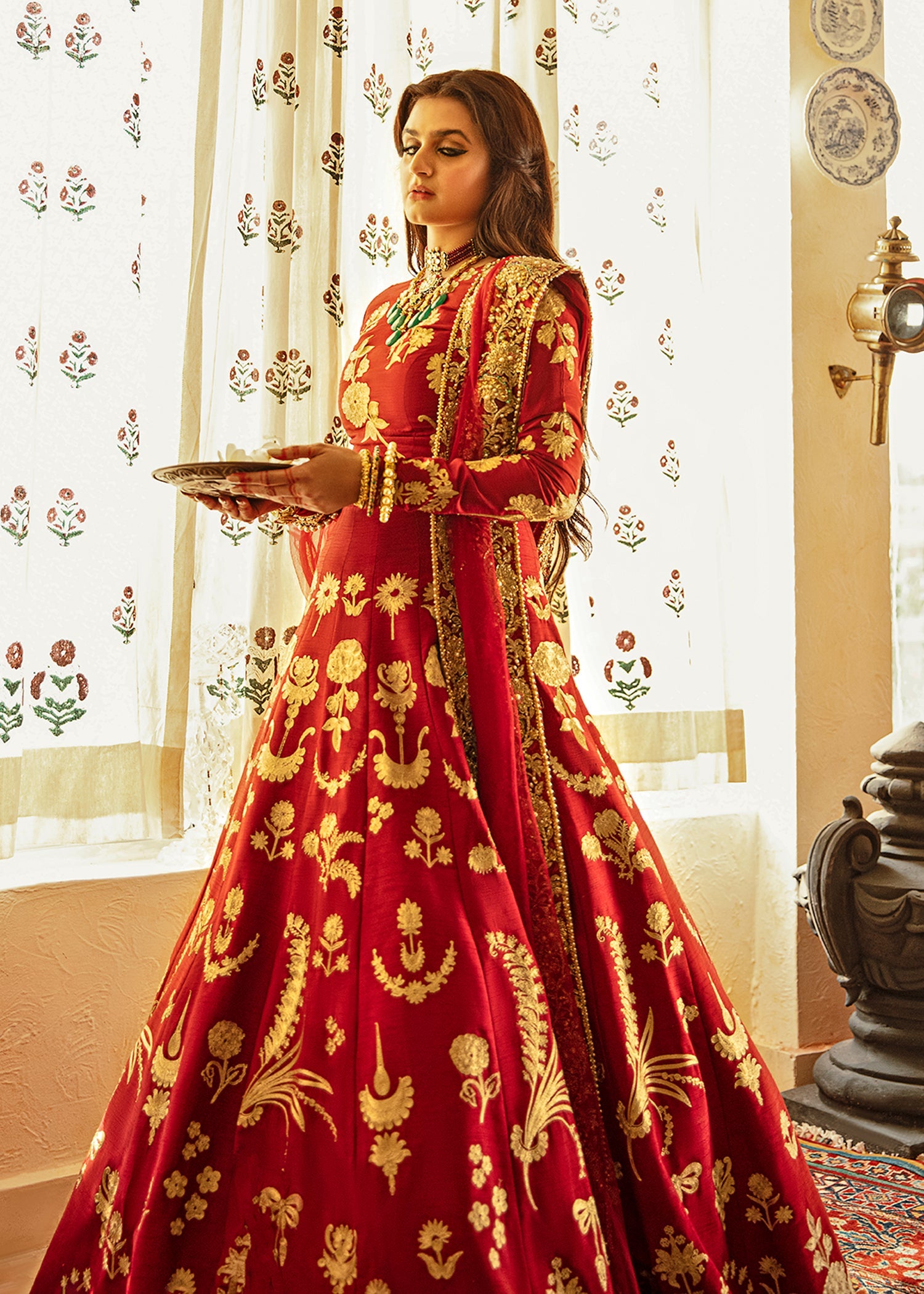 Embroidered Cotton Kurta