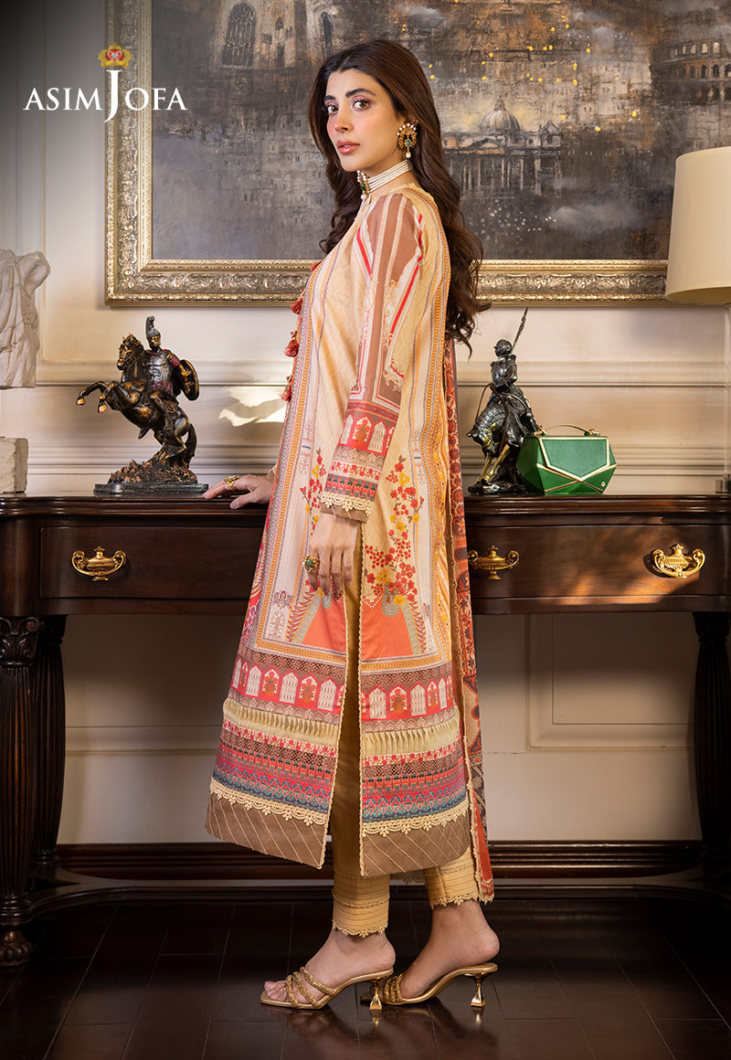 AJS-33 PRINTED LAWN 2 PCS