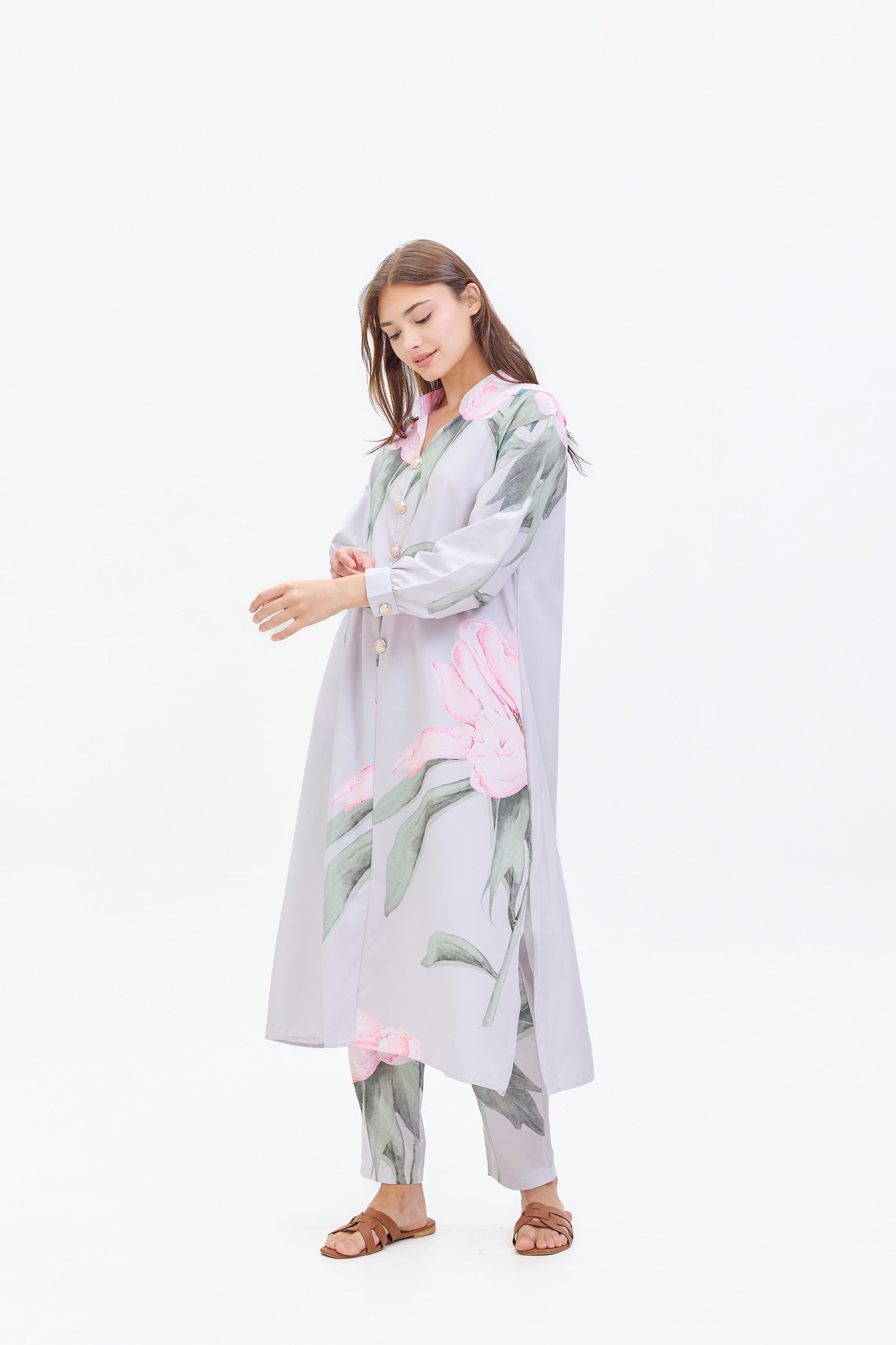 Zyra Two Piece Lilac Suit