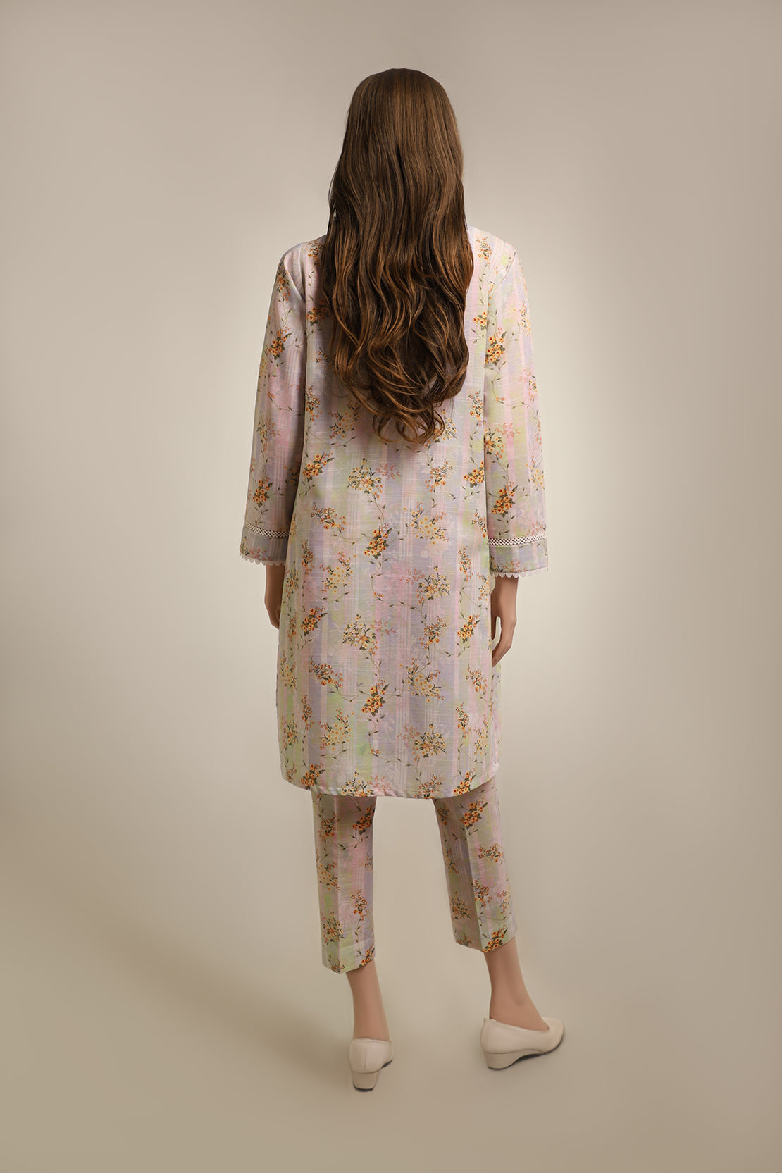 Unstitched Printed Khaddar 2 Piece (Shirt/Trouser)44805
