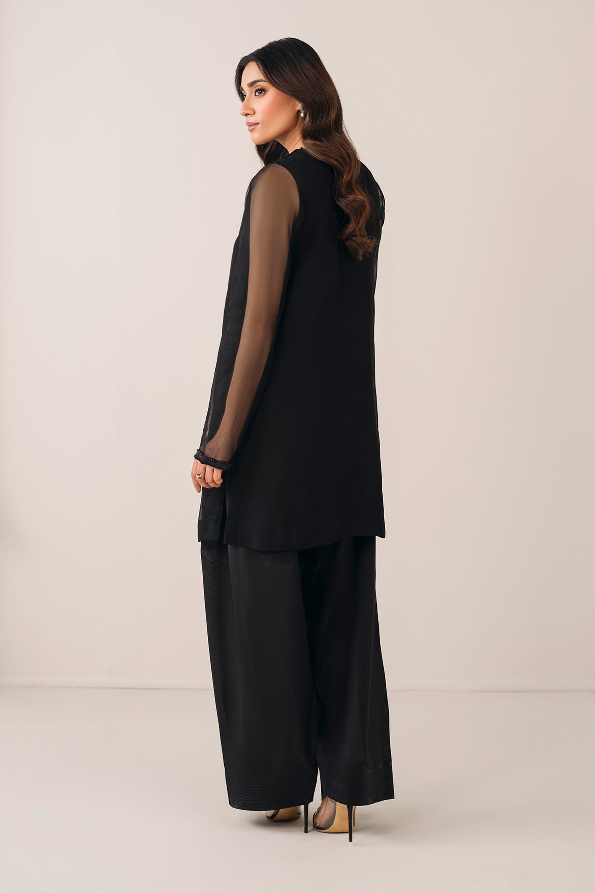 PLAIN CHIFFON SHIRT PR-1115