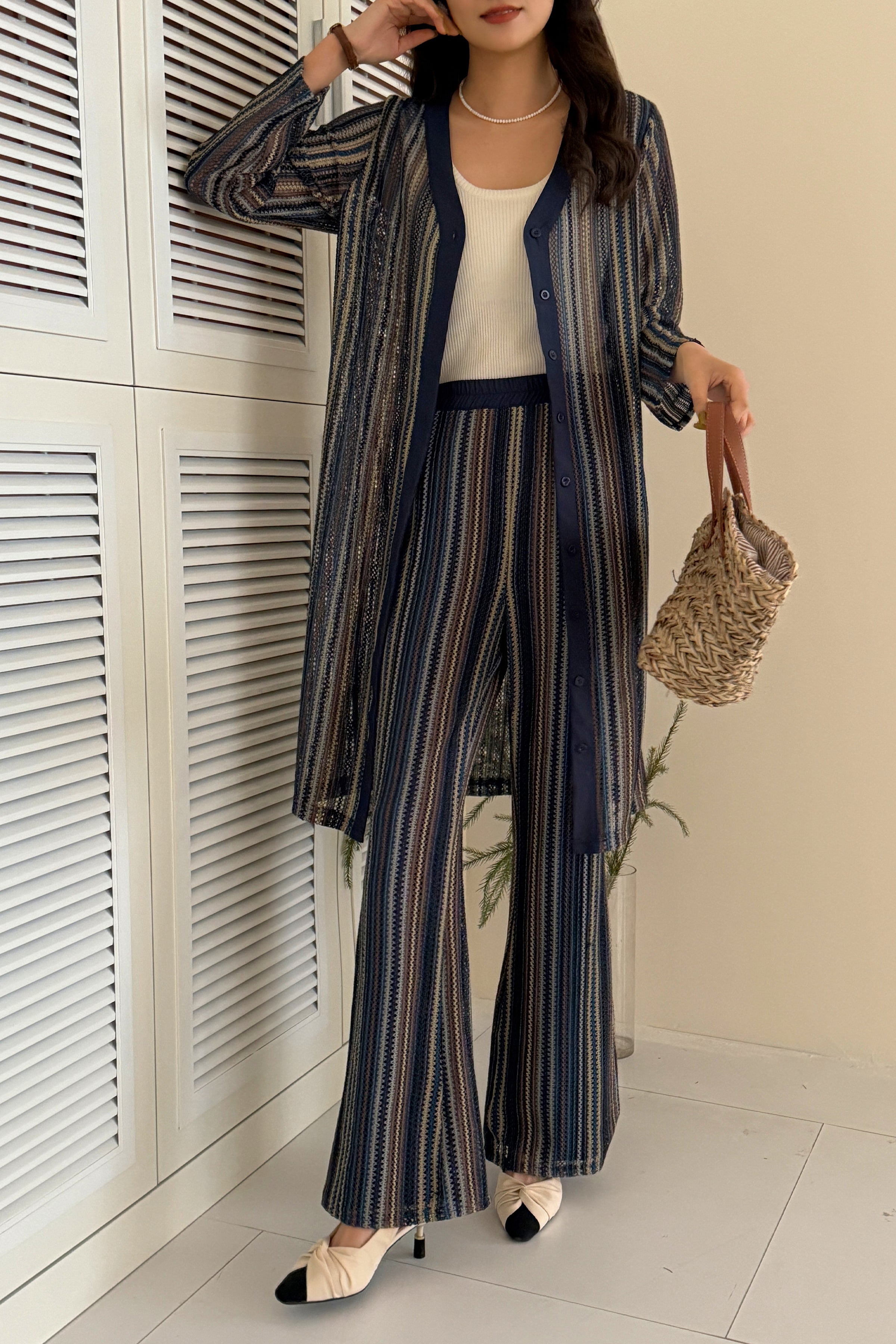 Nissa Two Piece Crochet Suit