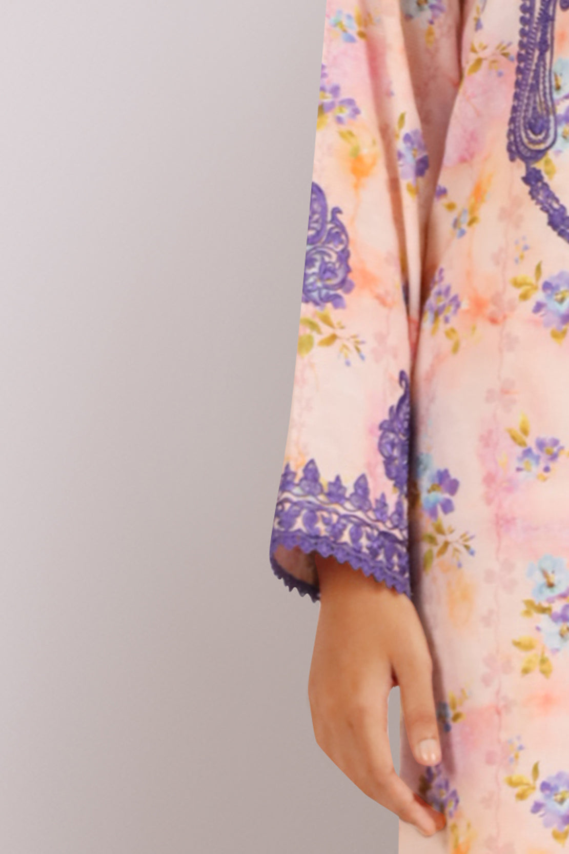Unstitched Printed Embroidered Self Jacquard 2 Piece (Shirt/Trouser)59026