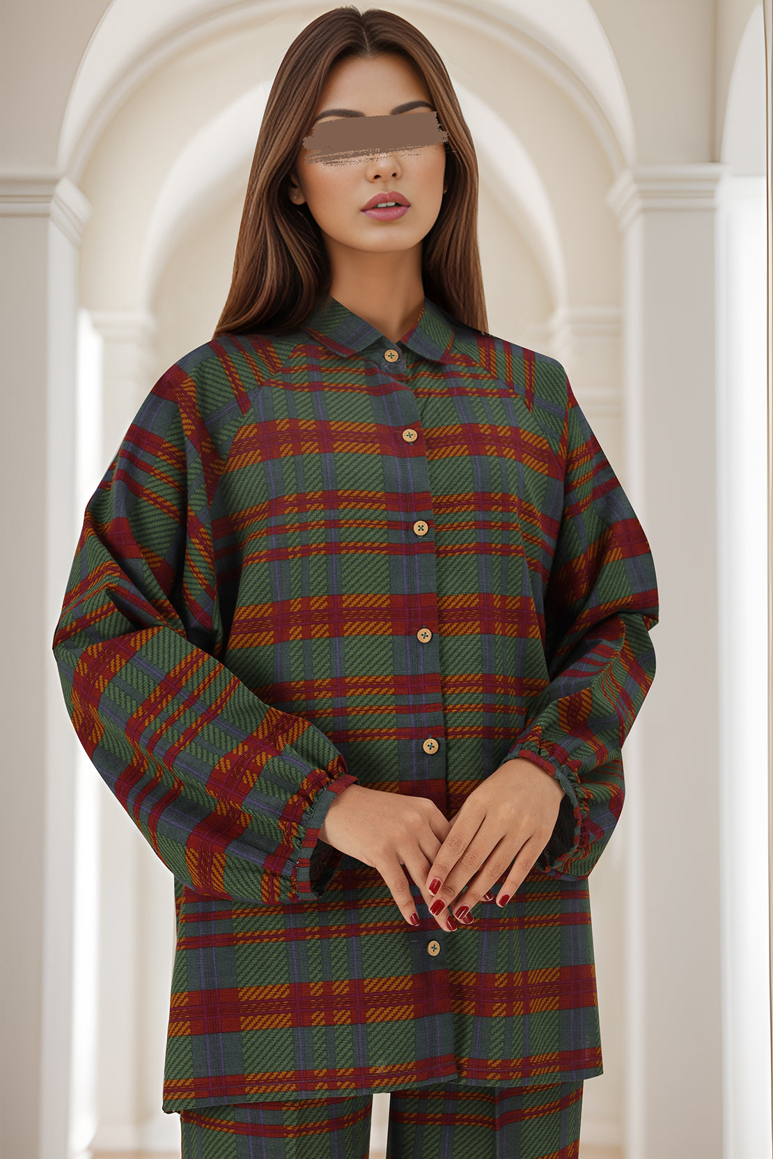 Unstitched Printed Khaddar 2 Piece (Shirt/Trouser)62720