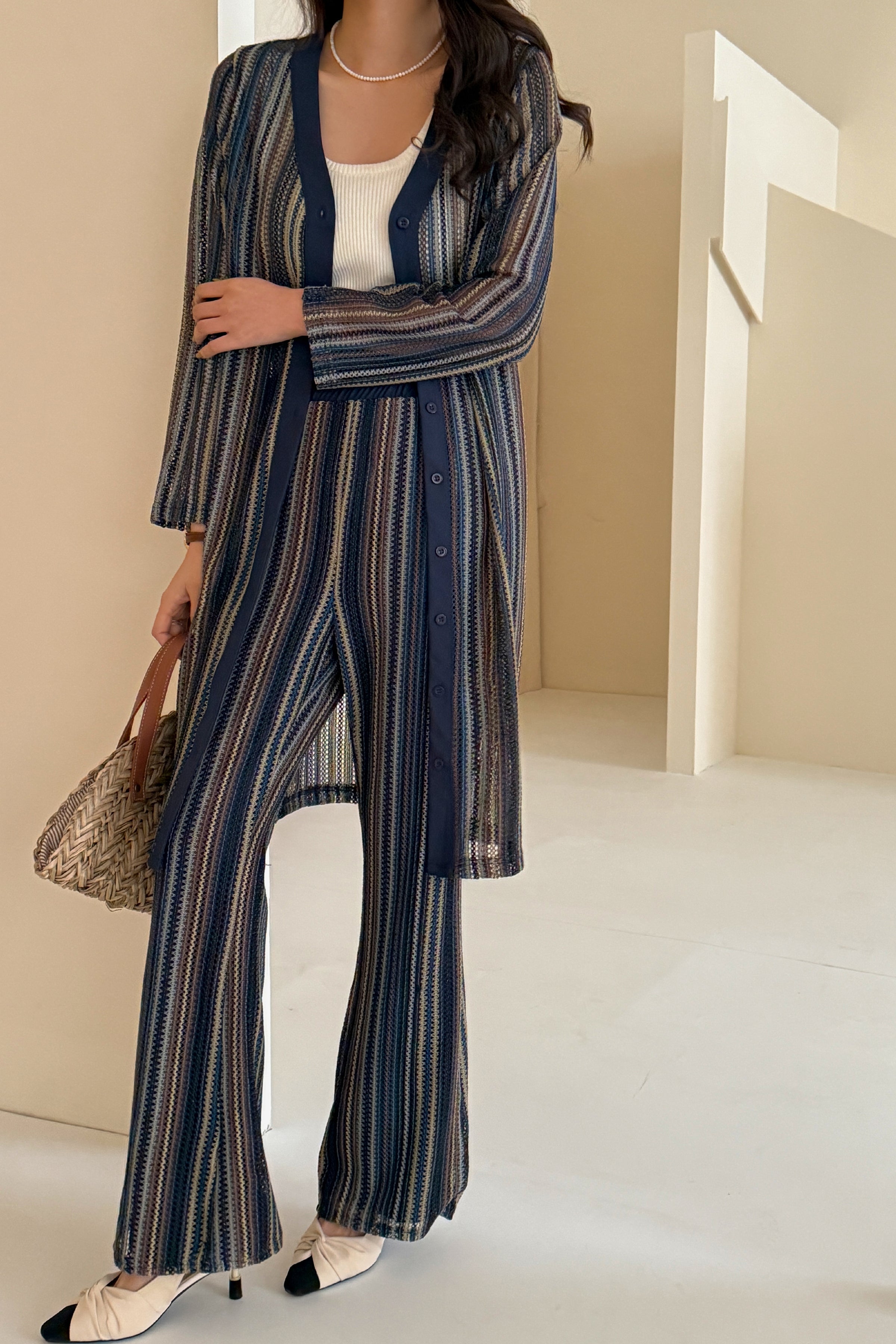Nissa Two Piece Crochet Suit