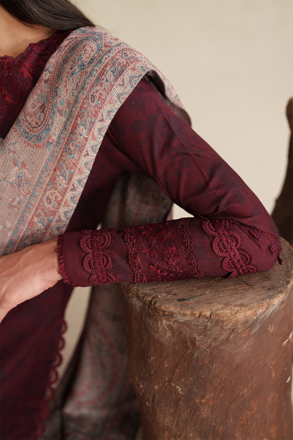 UE-590 Printed Khaddar