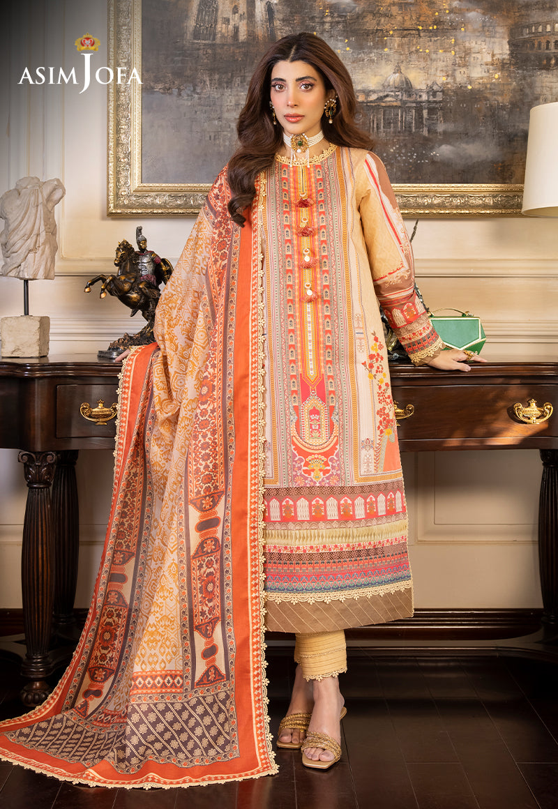 AJS-33 PRINTED LAWN 2 PCS