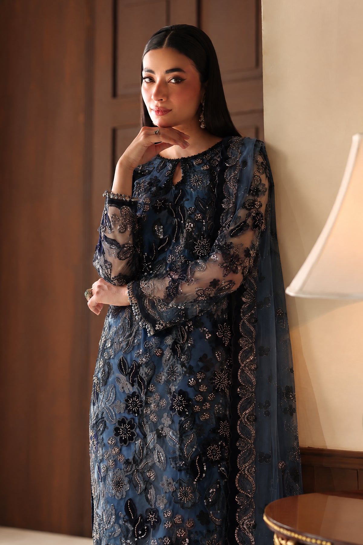 EMBELLISHED NET UF-4631